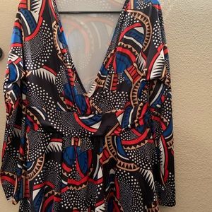 Plus size blouse